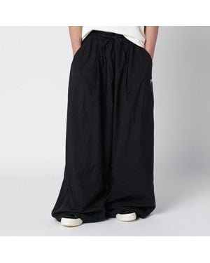 adidas Originals Wide 3-Stripes Raw Edge Pants - Black