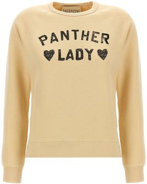 Valentino Garavani 'Panther Lady' Sweatshirt - Metallic