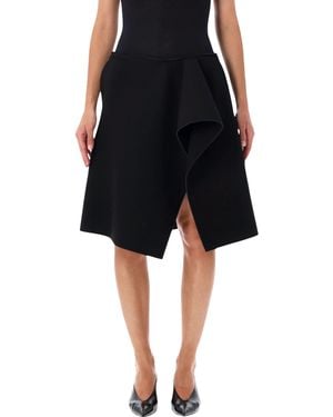TOTEME Slit Scuba Skirt - Black