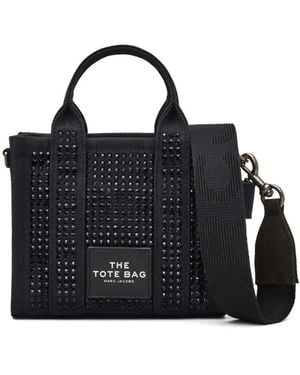 Marc Jacobs The Crystal Canvas Crossbody Tote Bag - Black
