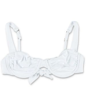 BELAMER Aless Balconette Bikini Top - White