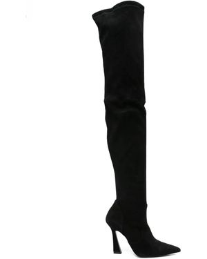 Stuart Weitzman "Ultravinnie" Boot 100 - Black
