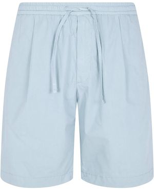 Michael Coal Popeline Bermuda Trousers - Blue