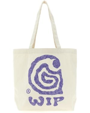 Carhartt 'Canvas Graphic Tote' Shopping Bag - White