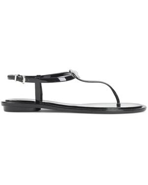 Mach & Mach Mach & Mach Double Bow Pvc Sandals - Brown