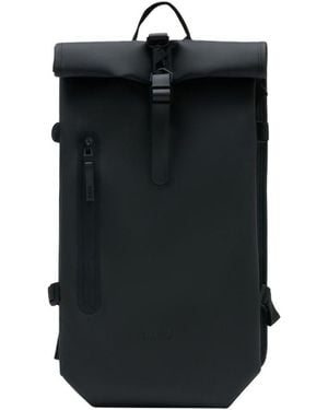 Rains Rolltop Large W3 Backpack - Black