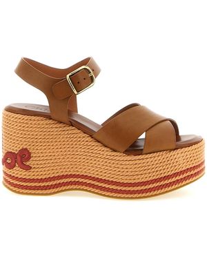 Chloé Sand' Sandals - Brown