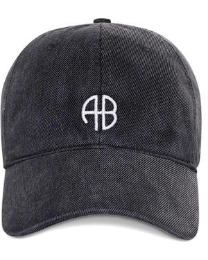 Anine Bing "Jeremy" Baseball Cap - Black