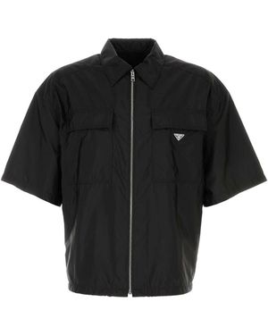 Prada Re-Nylon Shirt - Black