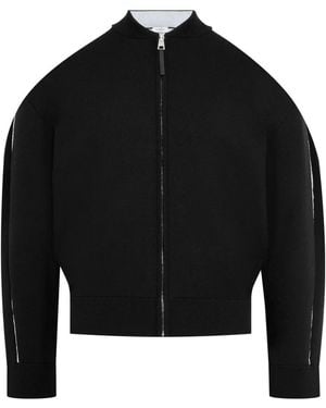 Givenchy Stretch Wool-Blend Cardigan - Black