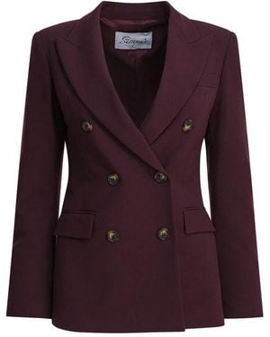 Semler Bordeaux Elastane Jacket - Purple