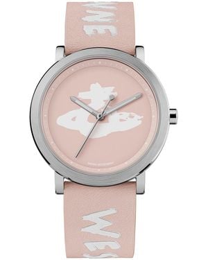 Vivienne Westwood Ladbroke Orb Logo 35Mm Quartz Watch - Gray