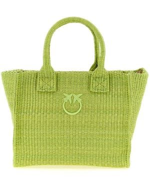 Pinko 'Beach' Mini Shopping Bag - Green