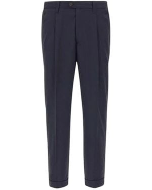 Devore Midnight Cotton Pants - Blue