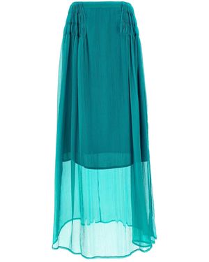 Dries Van Noten 'Scarlett' Skirt - Blue
