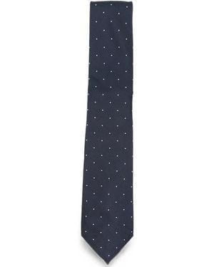 Tom Ford Polka-Dot Silk Tie - Blue