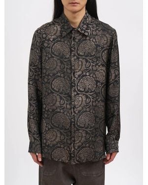 Uma Wang Camicia Tab - Gray