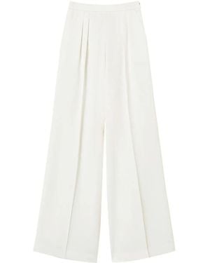 Twinset Twinset Pleated Palazzo Trousers - White
