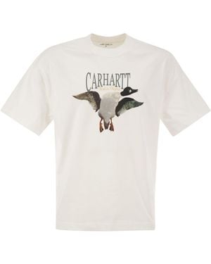 Carhartt Organic Cotton T-Shirt With Graphic Print - White