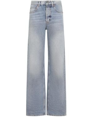 Saint Laurent Baggy Denim Jeans - Blue