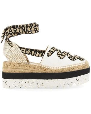Stella McCartney Espadrille "Gaia" With Platform - White