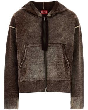 DIESEL Wool Sweatshirt - Brown