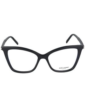 Saint Laurent Eyeglasses Sl 386 001 Transparent/16/145 - Black