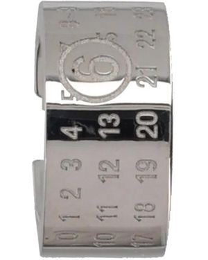 MM6 by Maison Margiela Ear Cuff "Numeric" - Gray