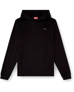 DIESEL Cotton Elastane Jumper - Black
