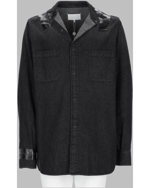 Maison Margiela Shirt Taped Denim Cotton - Black