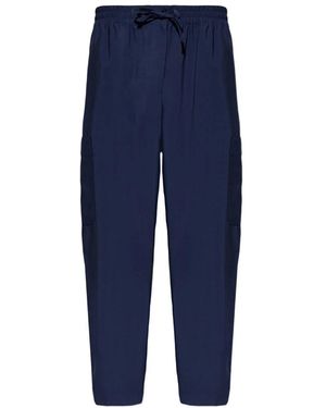 KENZO Drawstring Pocket Trousers - Blue