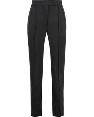 PT01 Stretch Viscose Trousers - Black