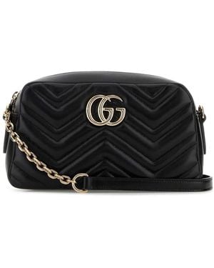 Gucci Gg Marmont Small Camera Bag - Black