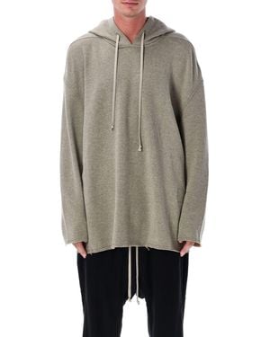 Rick Owens Rick Owens Melange Peter Hoodie Sweatshirt - Gray