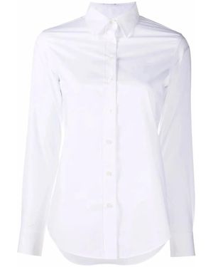 Ralph Lauren "Jamelko" Long Sleeve Button Front - White