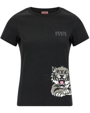 KENZO 'Happy Tiger' T-Shirt - Black
