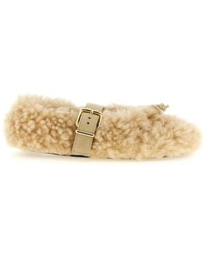 Marni 'Dancer Shoe' Ballet Flats - Natural