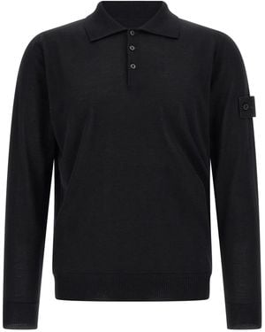 Stone Island '5100076' Polo Shirt - Black