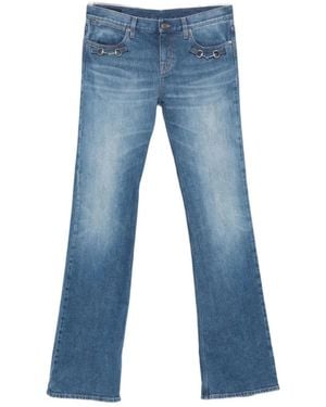 Gucci Horsebit Denim Jeans - Blue
