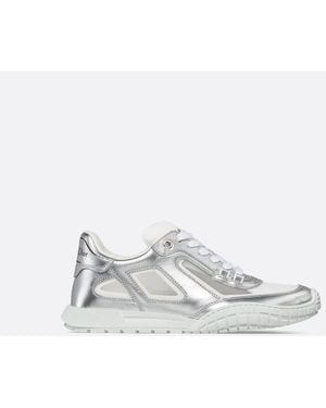 Dior Metallic Leather Sneaker - White