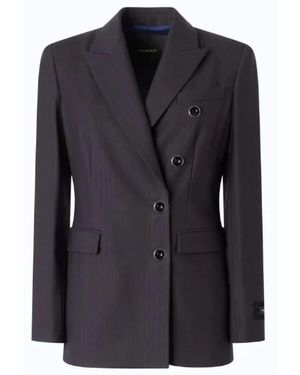 Pinko Wool Blend Jacket - Black