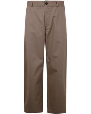 Studio Nicholson Slim Curved Leg Pant - Brown