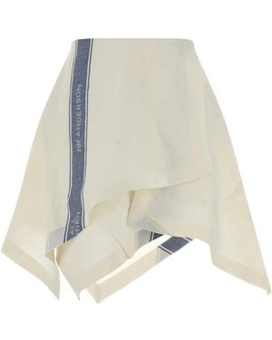 JW Anderson Panel Skirt - White
