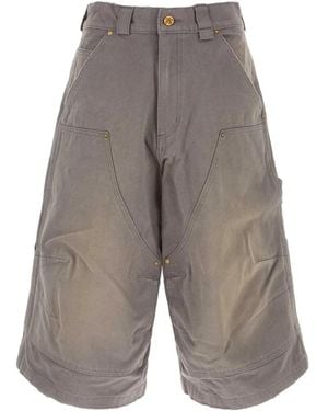 Willy Chavarria Stockton Dbl Knee Short - Grey