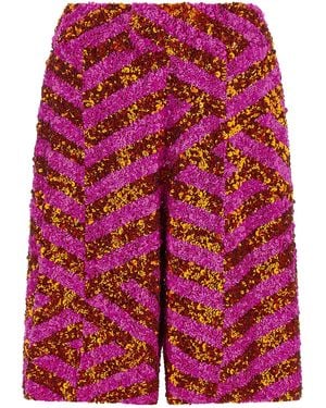Dries Van Noten 'Pomy Bis' Bermuda Shorts - Red
