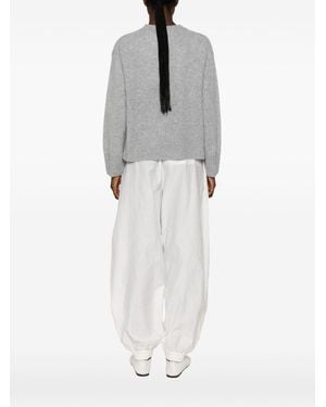 C.t. Plage Wool Crewneck Jumper - White