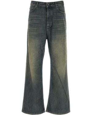 Balenciaga Low-Crotch Jeans in Gray for Men | Lyst