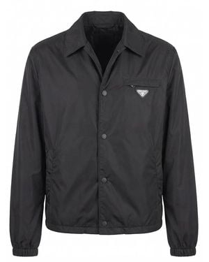 Prada Re-Nylon Blouson Jacket - Black