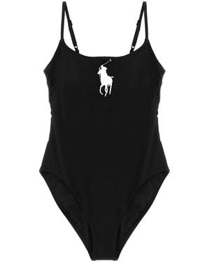 Polo Ralph Lauren 'Kennedy' One-Piece Swimsuit - Black