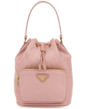 Prada Re-Nylon Bucket Bag - Pink